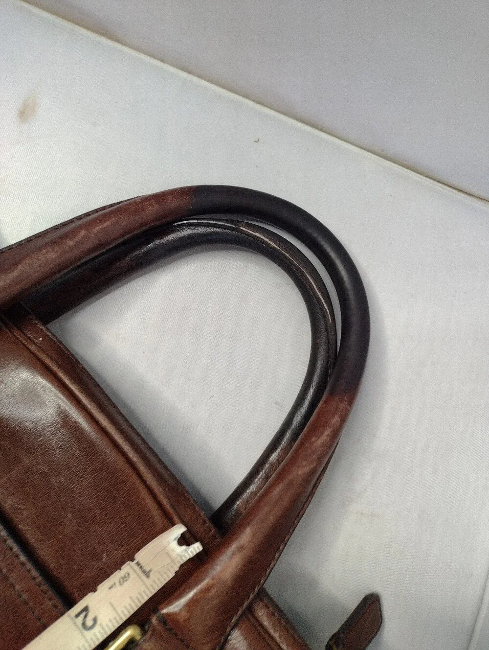 Coach 70777 Bleecker Brown Leather Commuter Briefcase Messenger Laptop Bag